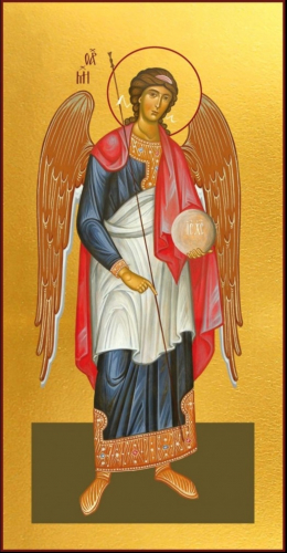 Икона на стекле Архангел Михаил