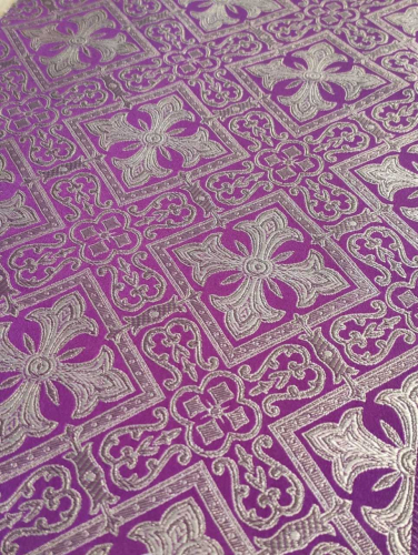 Ткань для пошива облачений фиолетовая
